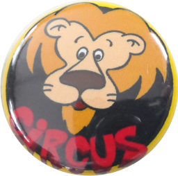 Lion circus badge